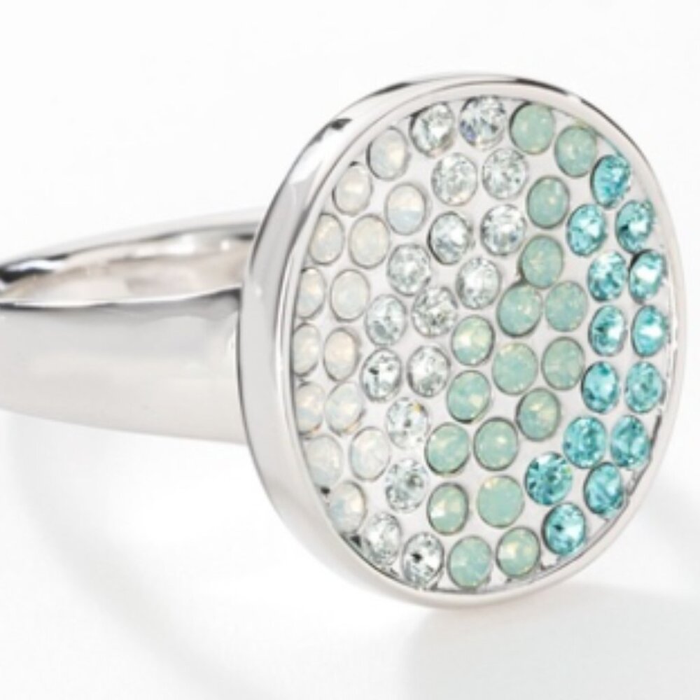 Touchstone Crystal Wave Ring size 8